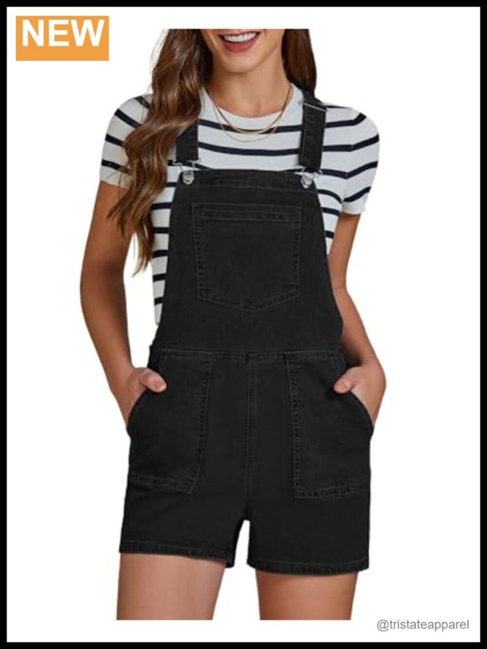 Jean Short Overalls Adjustable Straps Side Zip 5 Pockets Denim Shortalls